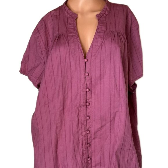 a.n.a. ANA Pale Purple SS Top SZ 3X NWT - Picture 1 of 4